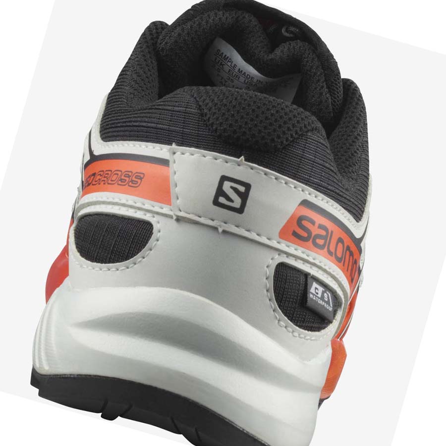 Salomon SPEEDCROSS CLIMASALOMON™ WATERPROOF Trail Futócipő Gyerek Fekete Rózsaszín | HU 3598OKI